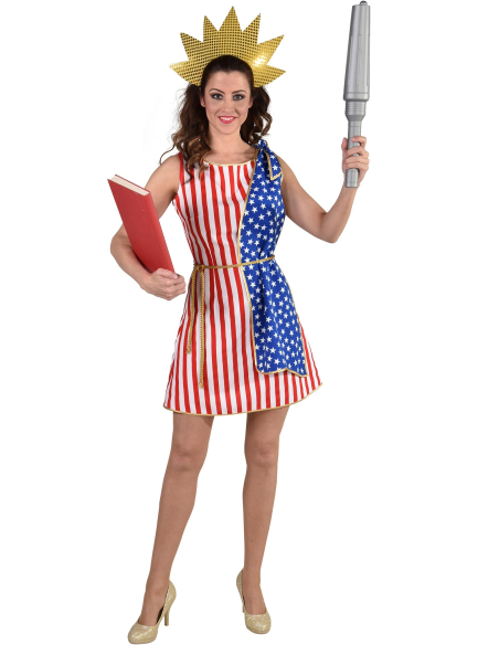 Déguisement Statue de la liberté pour femme