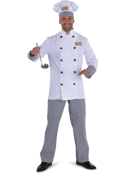 Déguisement de chef cuisinier homme Deluxe du S au XXL