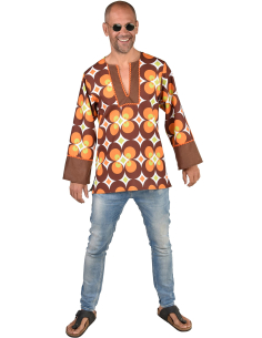 Tunique Vintage Années 60 pour Homme - Style Rétro et Élégance Intemporelle