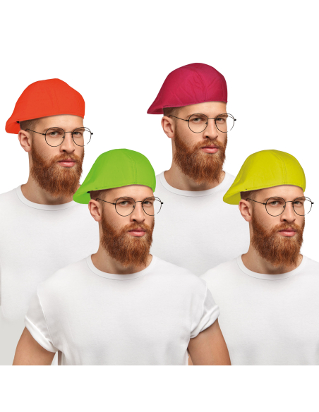 Casquette fluo, 4 couleurs au choix