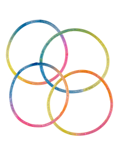 288 Bracelets fluo neon plusieurs couleurs - 33 mm 2