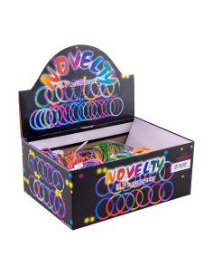 288 Bracelets fluo neon plusieurs couleurs - 33 mm
