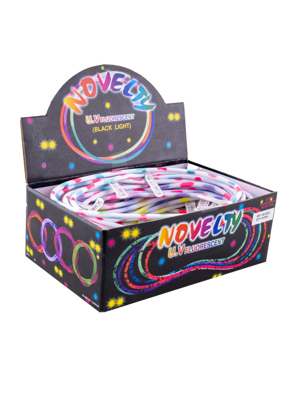 36 Colliers UV fluorescents