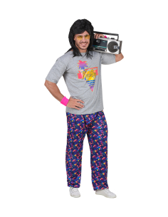 Déguisement années 80 homme (T-Shirt et pantalon Baggy)