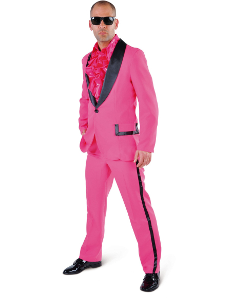 Smoking Chic Rose Homme - Élégance et Originalité du S au XXL