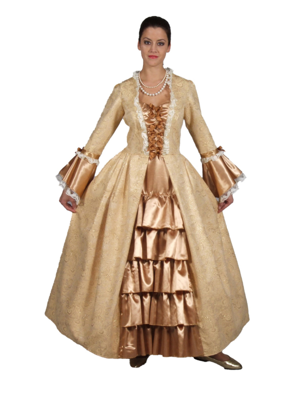 Déguisement de Marquise doré femme du XS au XL