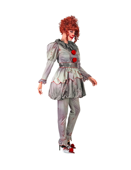 Déguisement clown vintage halloween femme