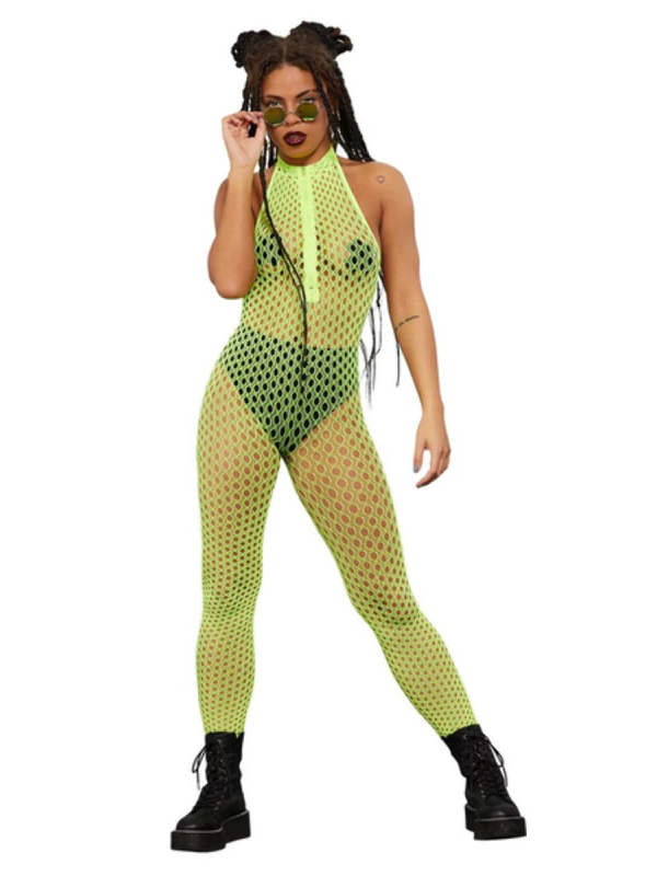 Bodystocking combinaison fluo festival - Marque Fever