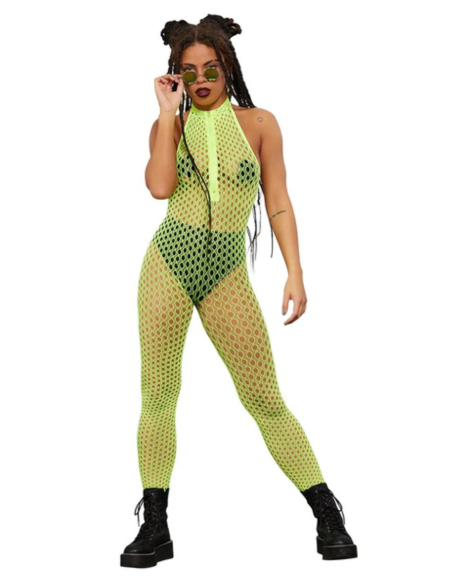 Bodystocking combinaison fluo festival - Marque Fever