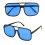 Lunettes de déguisement style années 90 - couleurs au choix