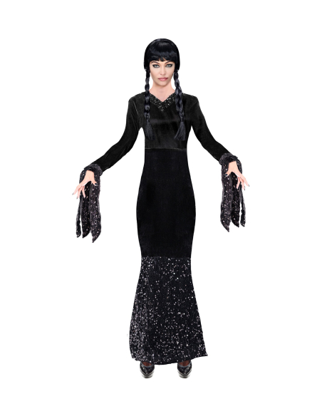 Déguisement Gothique pour incarner Mercredi Addams femme