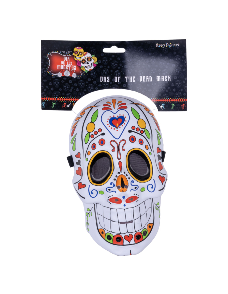 Masque jour des morts halloween pour adulte