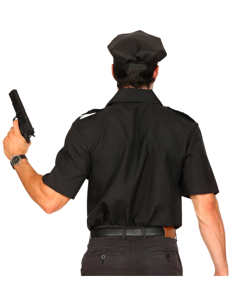 Chemise de policier pour homme, un déguisement réaliste