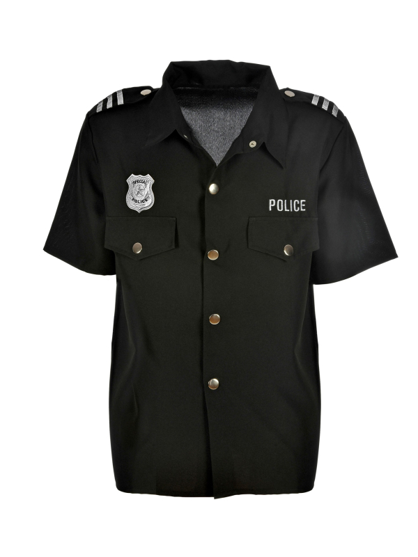 Chemise de policier pour homme, un déguisement réaliste