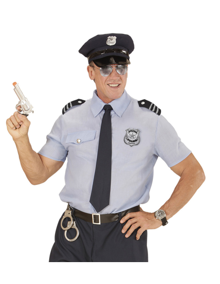 Set police avec lunettes, épaulettes, badge