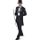 Veste queue de pie homme style cabaret du S au XXL : rouge, noir ou bleu