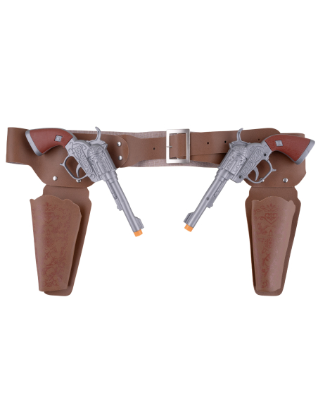 Holster de cowboy avec 2 pistolets