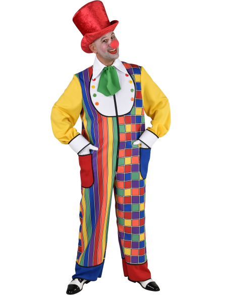 Costume de Clown Multicolore XL/XXL - Création Magic by Freddy's