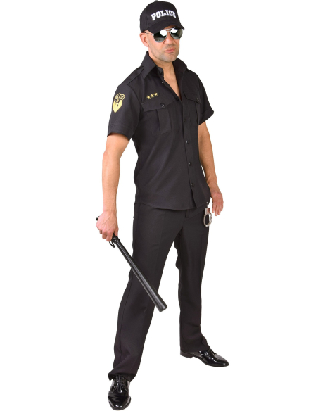 Chemise de Policier homme création Magic by Freddy's du XS au XXL