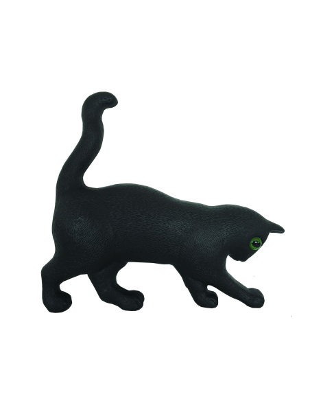 Chat noir 39 cm, déco murale Halloween