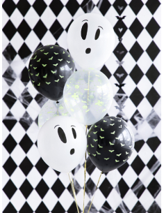 Ballons Halloween phosphorescent 27cm