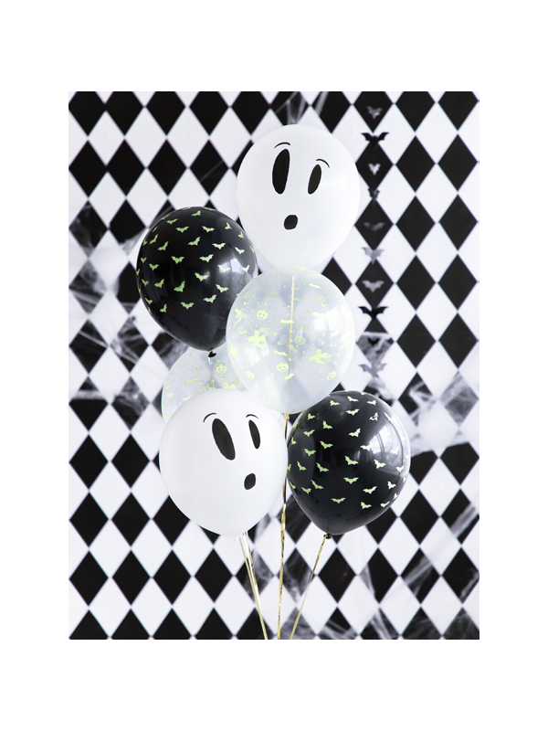 Ballons Halloween phosphorescent 27cm
