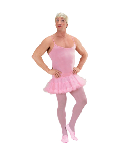 Déguisement humour homme, danseuse classique (rose ou blanc) 2