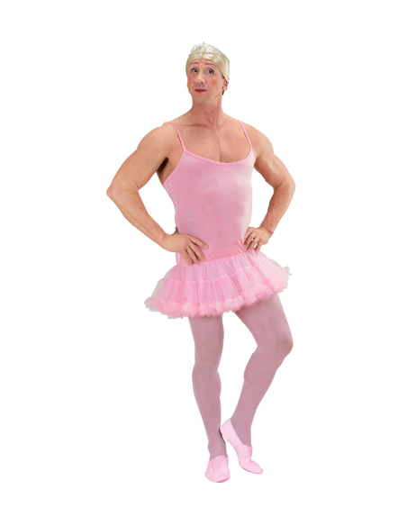 Déguisement humour homme, danseuse classique (rose ou blanc)