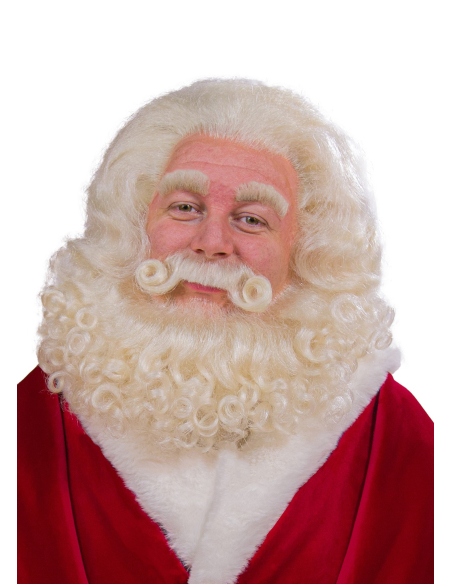 Set Perruque & Barbe Père Noël – Le Plus Haut de Gamme en poils de YAK