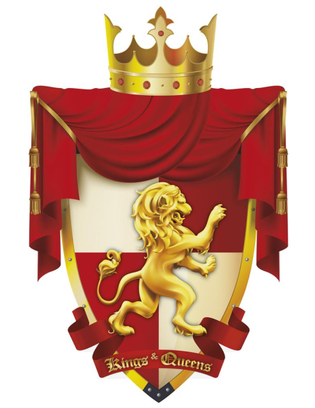 Décoration murale de Blason royal pour fête médiévale