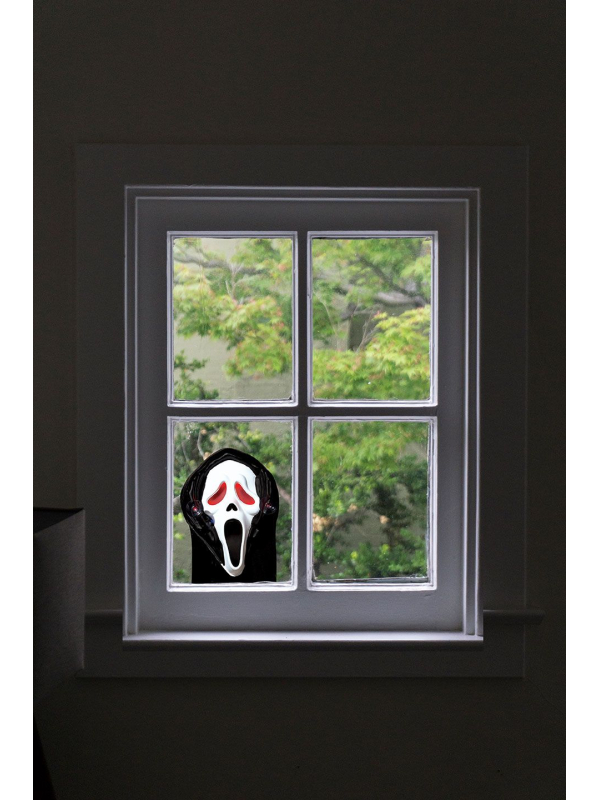 Décoration Halloween lumineuse de fenêtre Ghost Face®