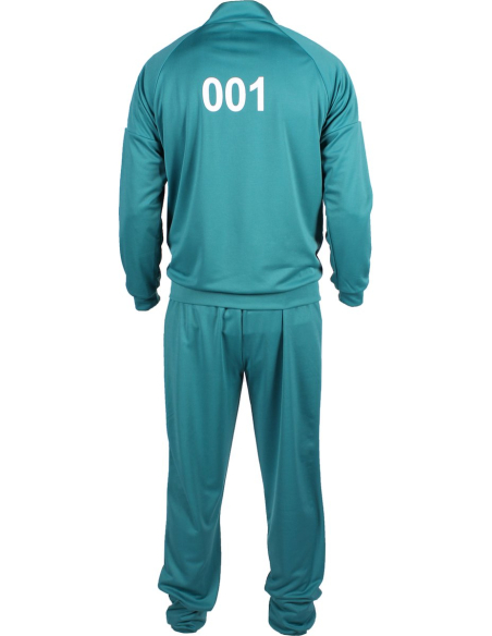Déguisement Squid Game Vert Adulte - Tailles S à XXXL : Le Costume Parfait pour Halloween et Soirées à Thème