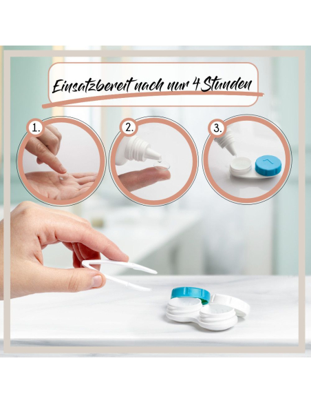 Solution Combinée Aricona avec Acide Hyaluronique pour Lentilles de Contact