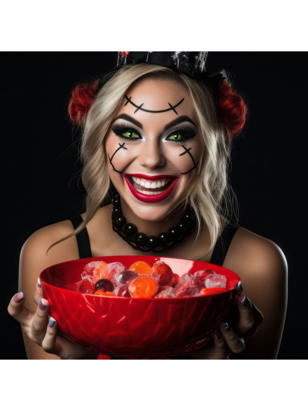Lentilles de Contact Œil de Chat Diabolique Aricona pour Halloween