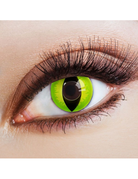 Lentilles de Contact Œil de Chat Diabolique Aricona pour Halloween