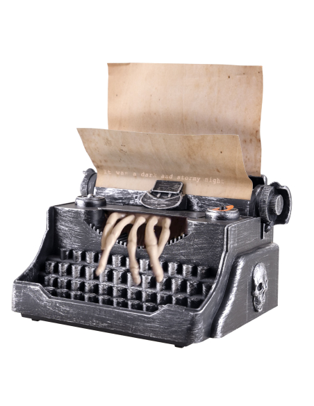 Machine à écrire animée - déco halloween originale