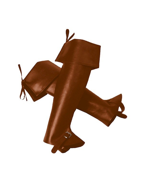Couvre bottes pour costumes de pirate et mousquetair