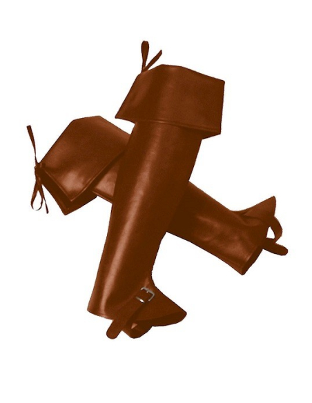 Couvre bottes pour costumes de pirate et mousquetair