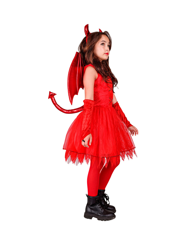 Déguisement de diablesse pour fille : l'ensemble parfait pour Halloween