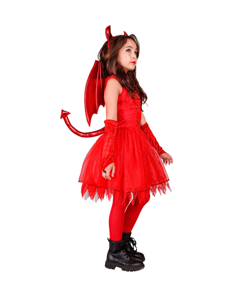 Déguisement de diablesse pour fille : l'ensemble parfait pour Halloween