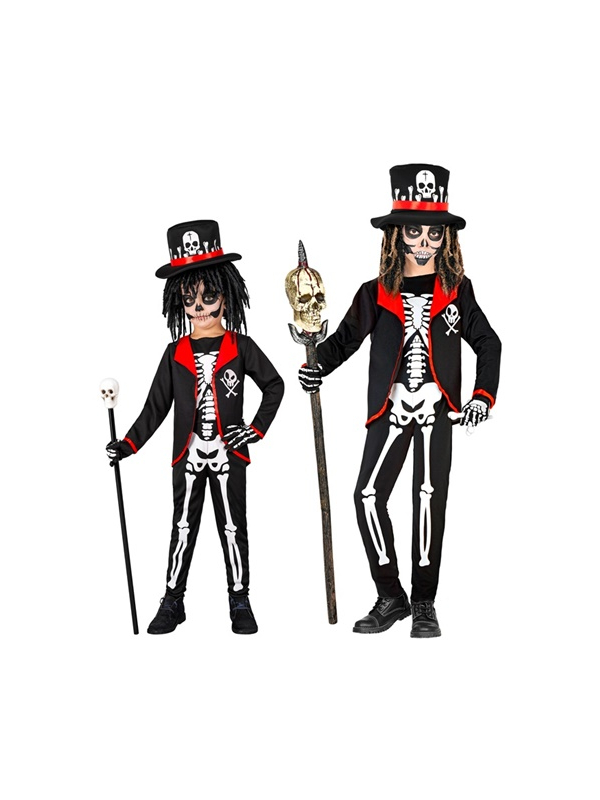 Déguisement de sorcier vaudou pour enfant : prêt pour Halloween