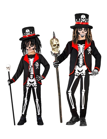 Déguisement de sorcier vaudou pour enfant : prêt pour Halloween