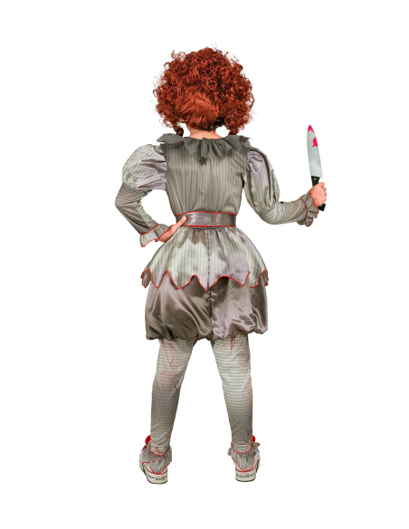Déguisement Clown Vintage Tueur pour Fille et Adolescente : Effrayant et Élégant