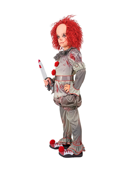 Déguisement Clown Vintage Tueur pour Garçon : Frissons et Élégance