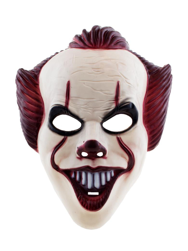Masque de clown vintage en pvc