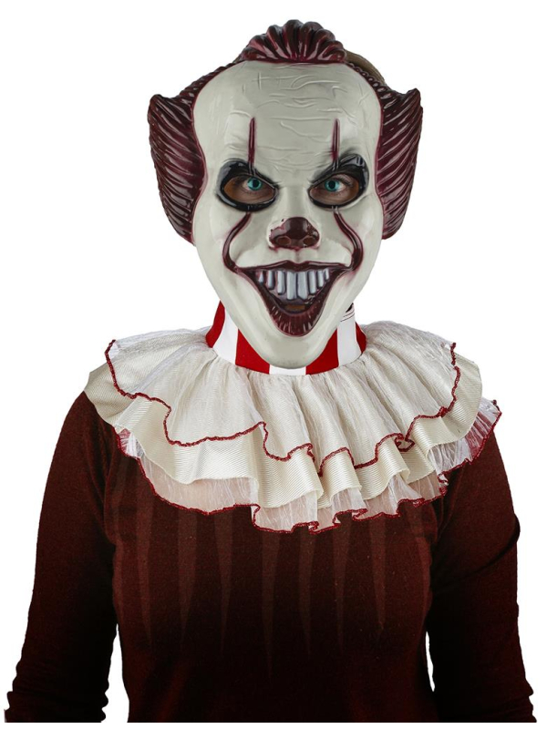 Masque de clown vintage en pvc