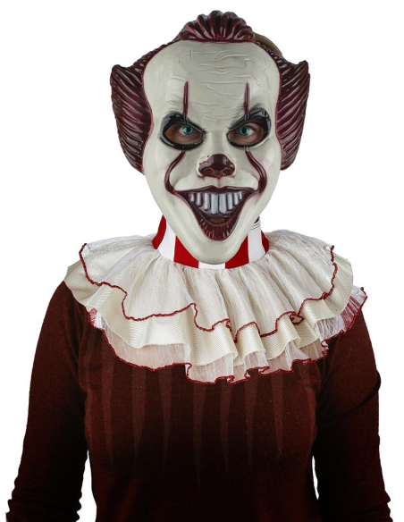 Masque de clown vintage en pvc