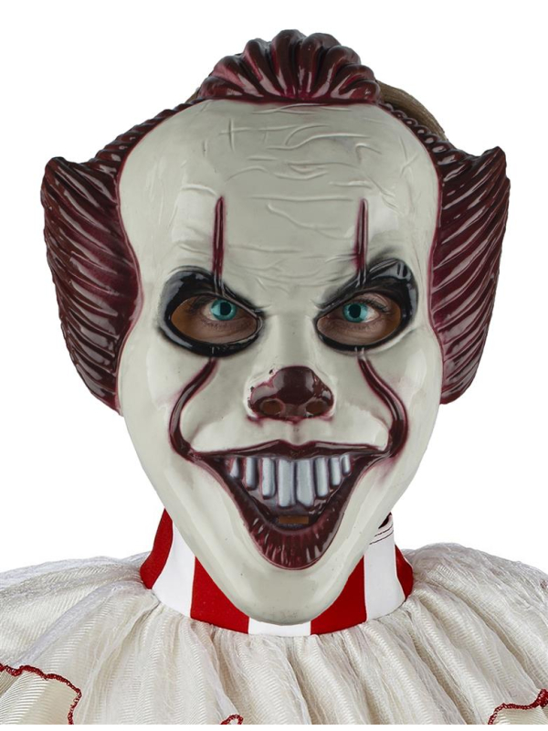 Masque de clown vintage en pvc