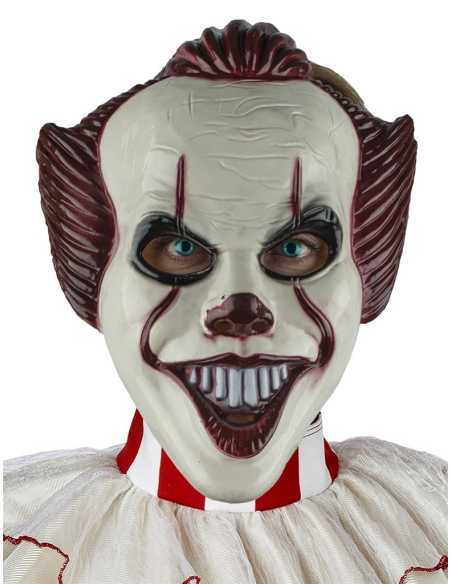 Masque de clown vintage en pvc