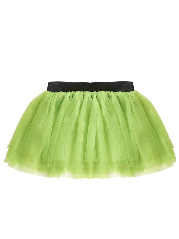 Jupe tutu femme couleur néon festivale et Années 80 vert